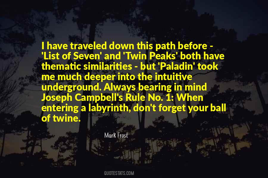 Quotes About Twin Peaks #825104