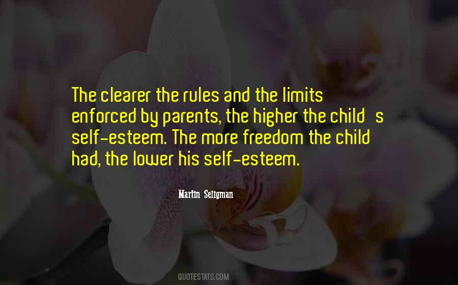 Children S Self Esteem Quotes #1013687
