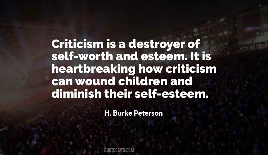 Children S Self Esteem Quotes #410860