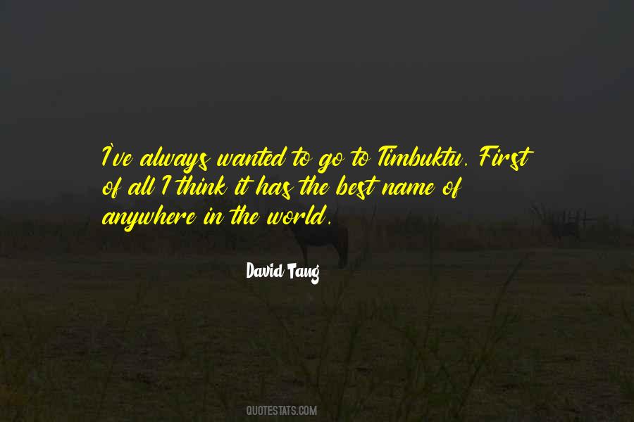 Quotes About Timbuktu #889462