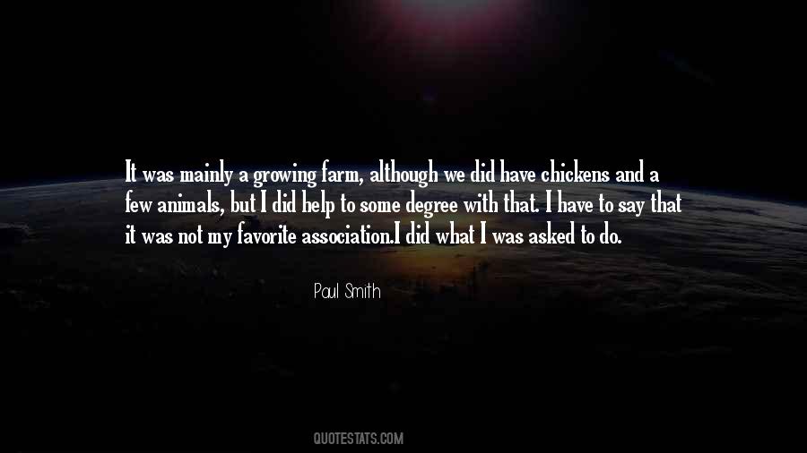 Quotes About Growing Up On A Farm #1245482