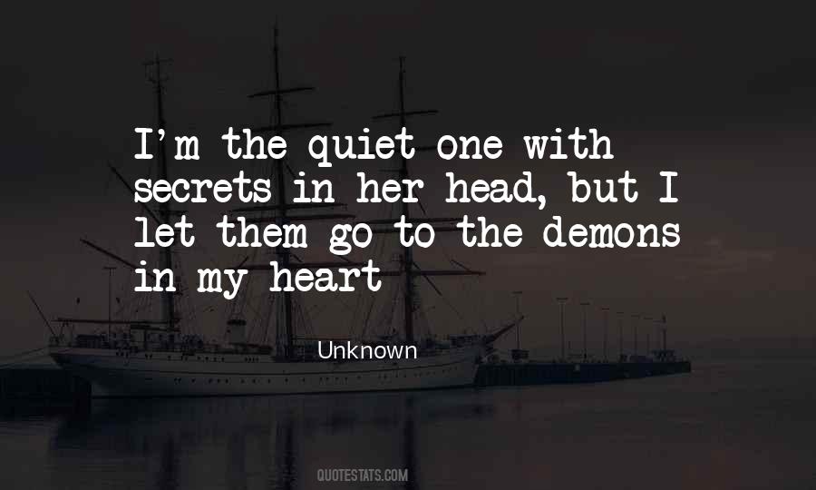Quotes About Demons In Your Head #1122578