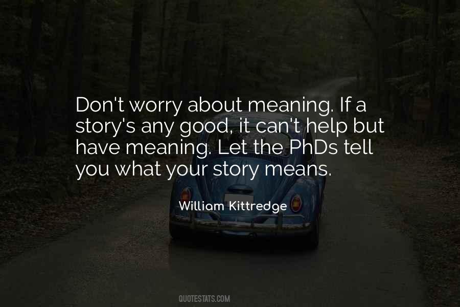 Quotes About Phds #333045