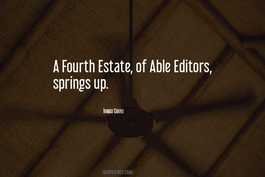 Quotes About Fourth Estate #1743617