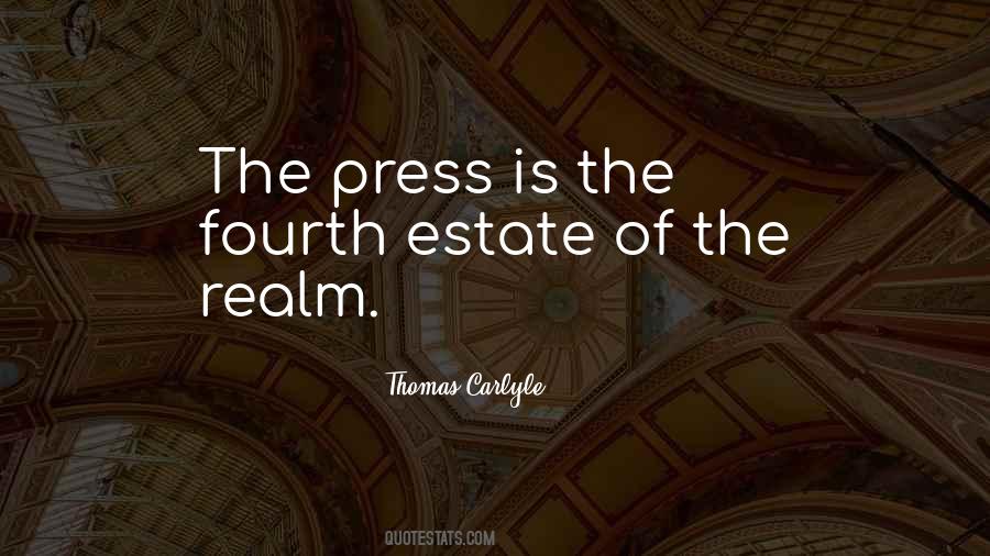 Quotes About Fourth Estate #1762217