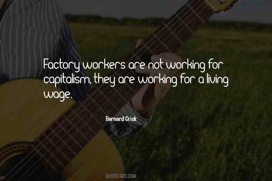 Quotes About Living Wage #1007332