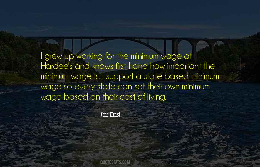 Quotes About Living Wage #1421805