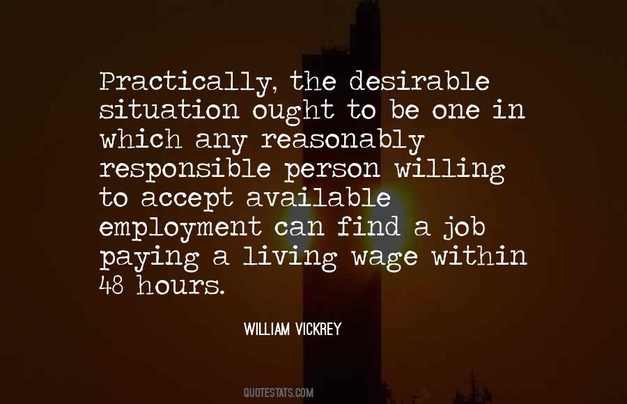 Quotes About Living Wage #1481554