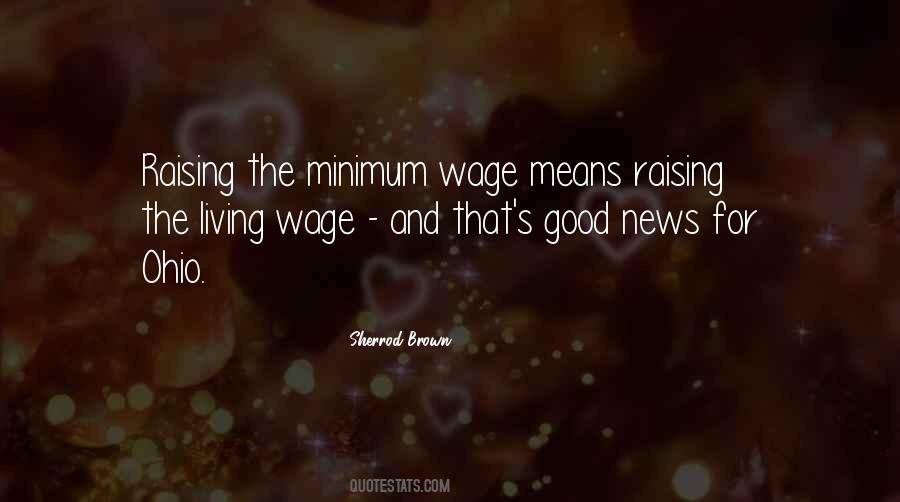 Quotes About Living Wage #1577594