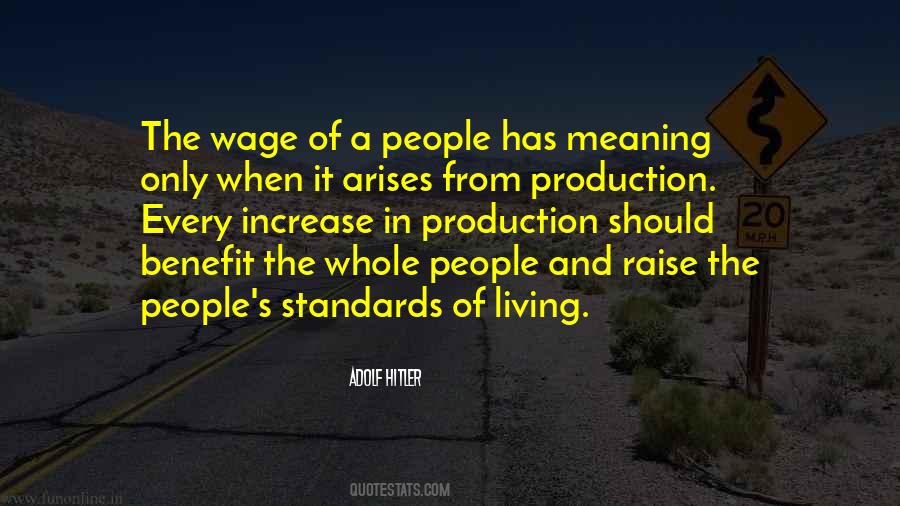 Quotes About Living Wage #854051