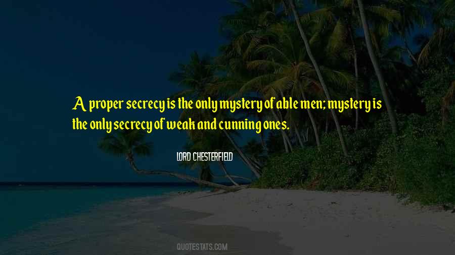 Men Mystery Quotes #1852446