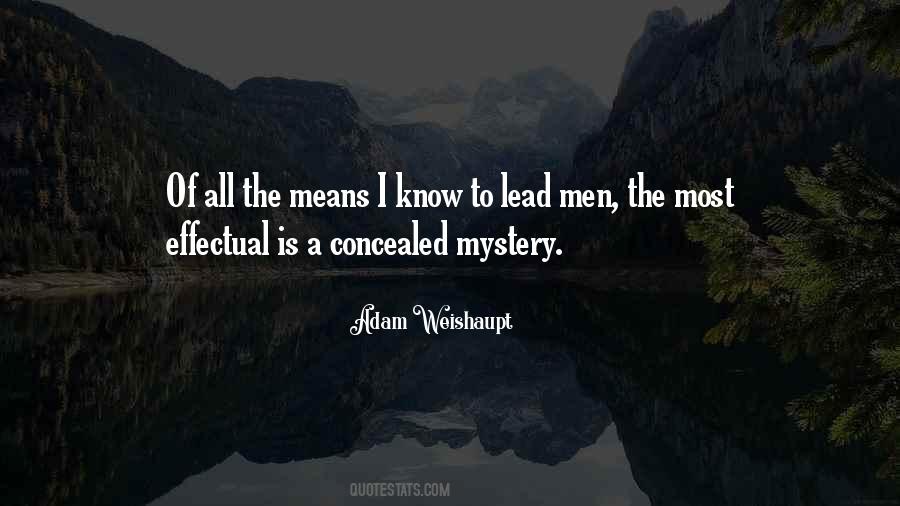 Men Mystery Quotes #648427