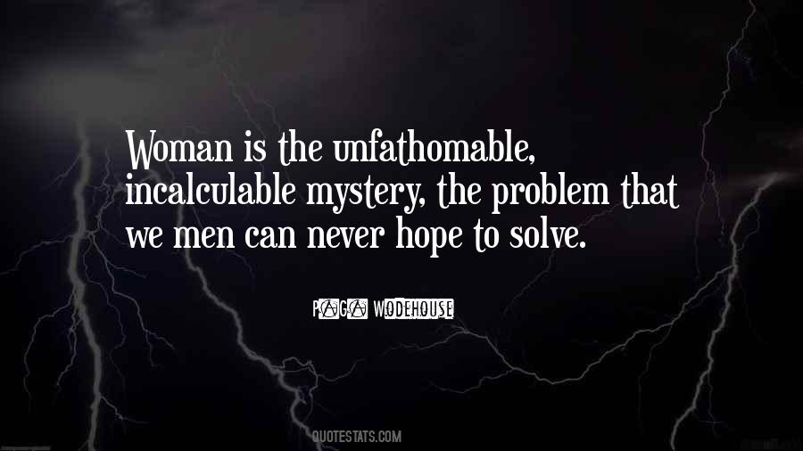 Men Mystery Quotes #723151