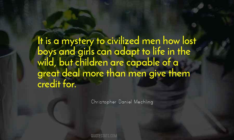 Men Mystery Quotes #74654