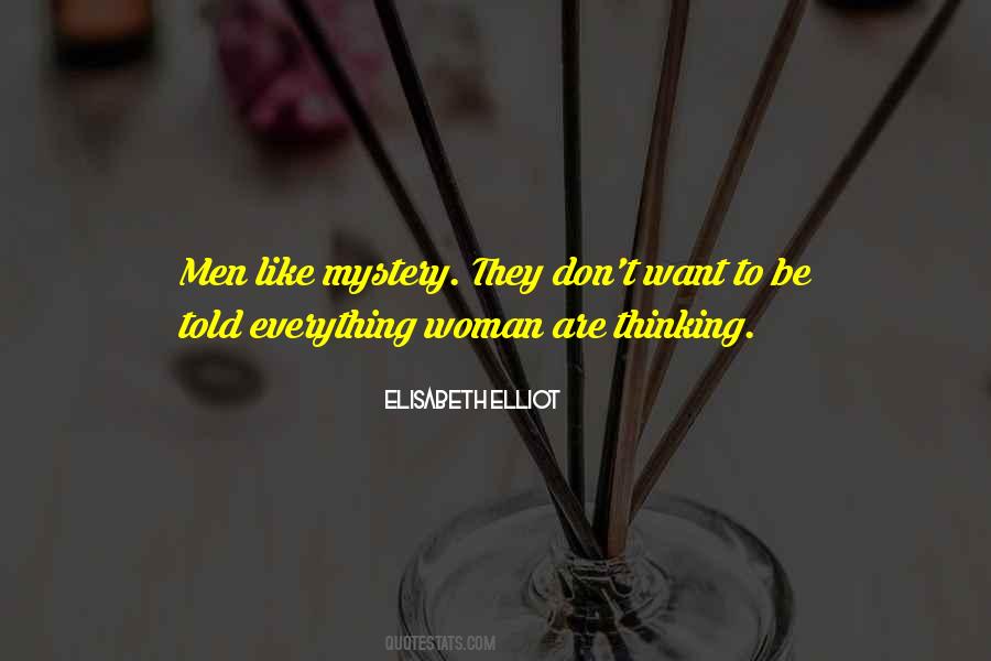 Men Mystery Quotes #925102