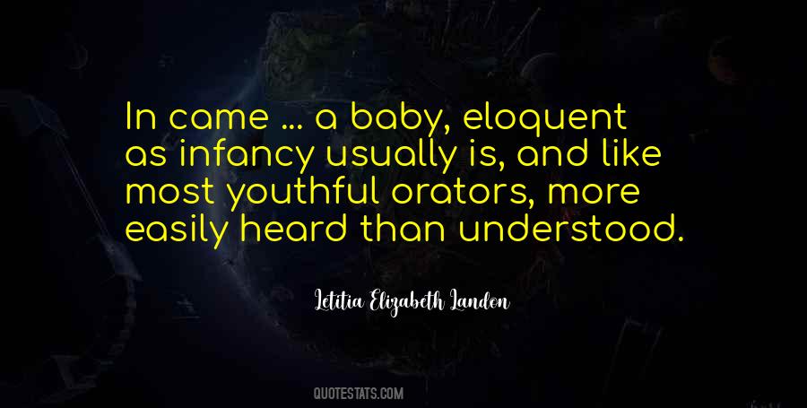 Quotes About Infancy #1247033