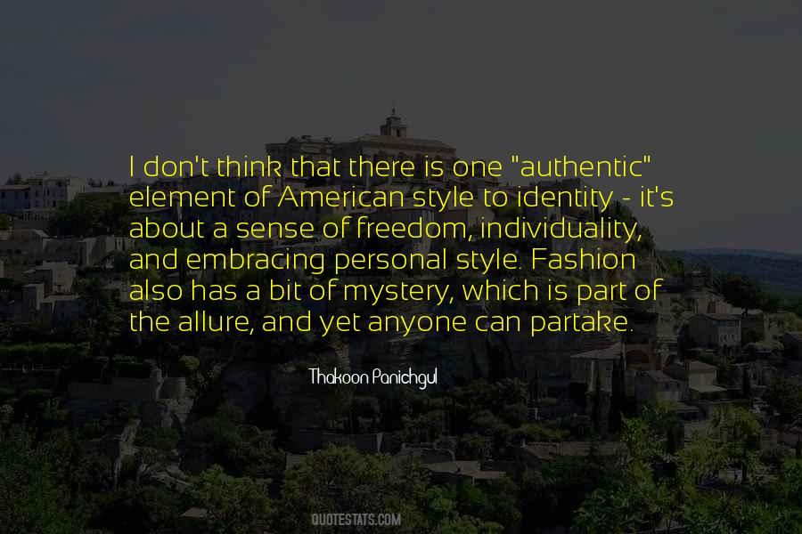 Quotes About The American Identity #1681514