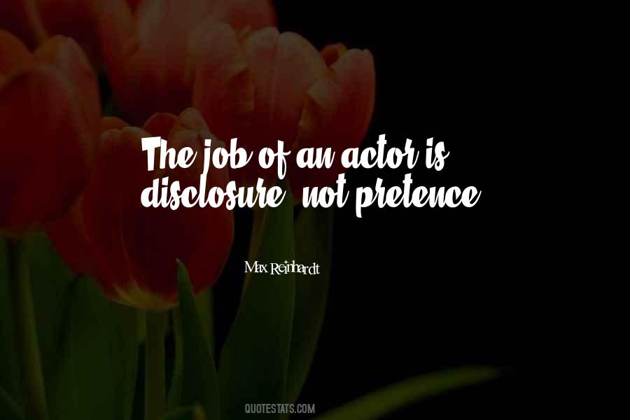 Quotes About Disclosure #154635