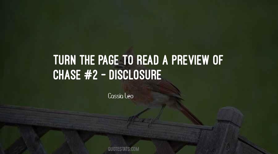 Quotes About Disclosure #676903