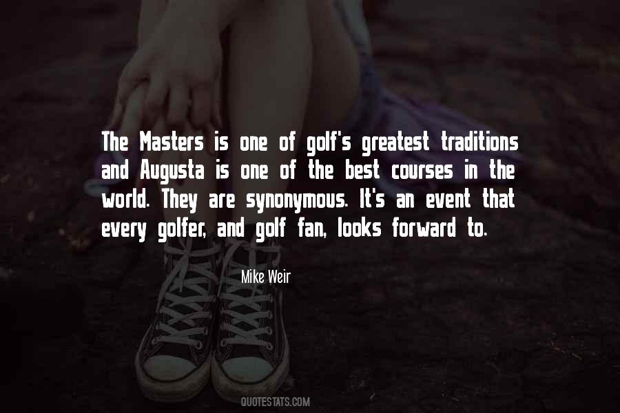 Quotes About Golf Courses #163966