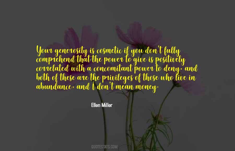 Your Generosity Quotes #148441