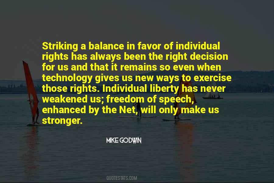 Quotes About Striking A Balance #824475