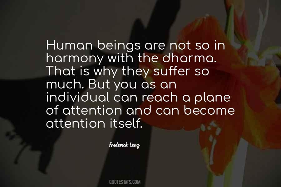 Human Harmony Quotes #136423