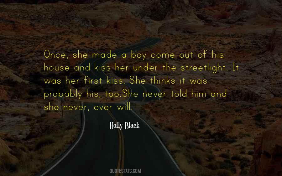Quotes About A First Kiss #166674