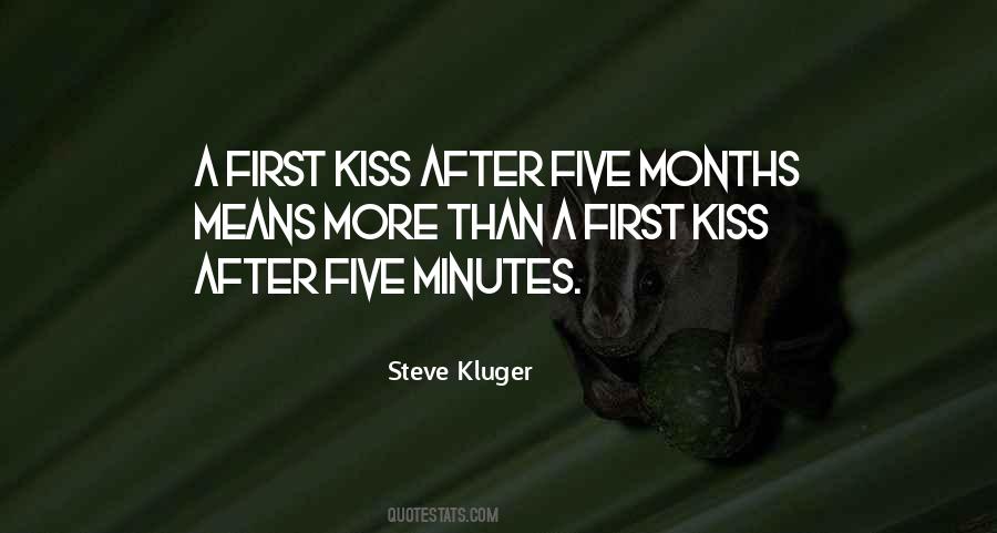 Quotes About A First Kiss #912561