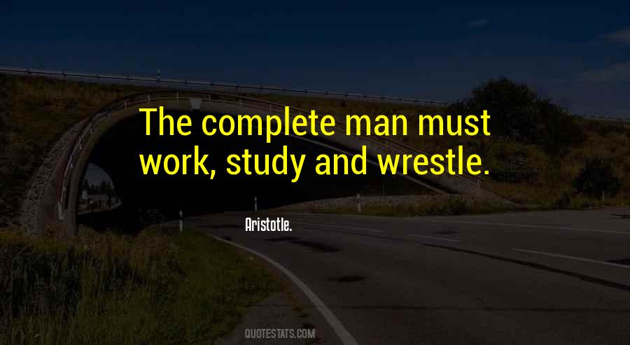 Complete Man Quotes #1423923