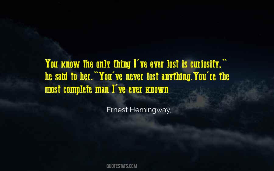 Complete Man Quotes #1595161