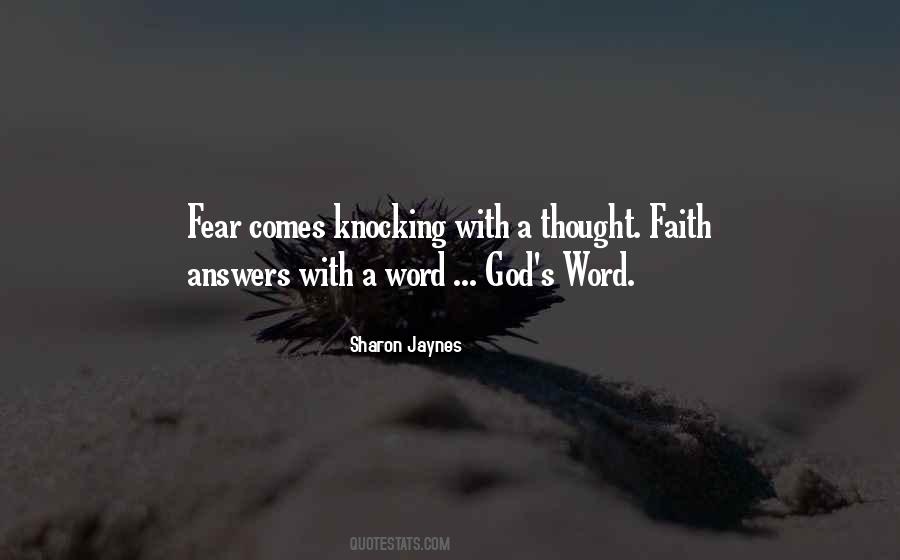 Quotes About Faith & Fear #282247