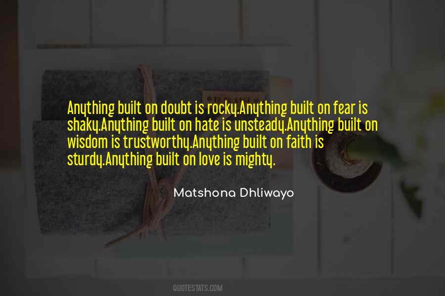 Quotes About Faith & Fear #337986
