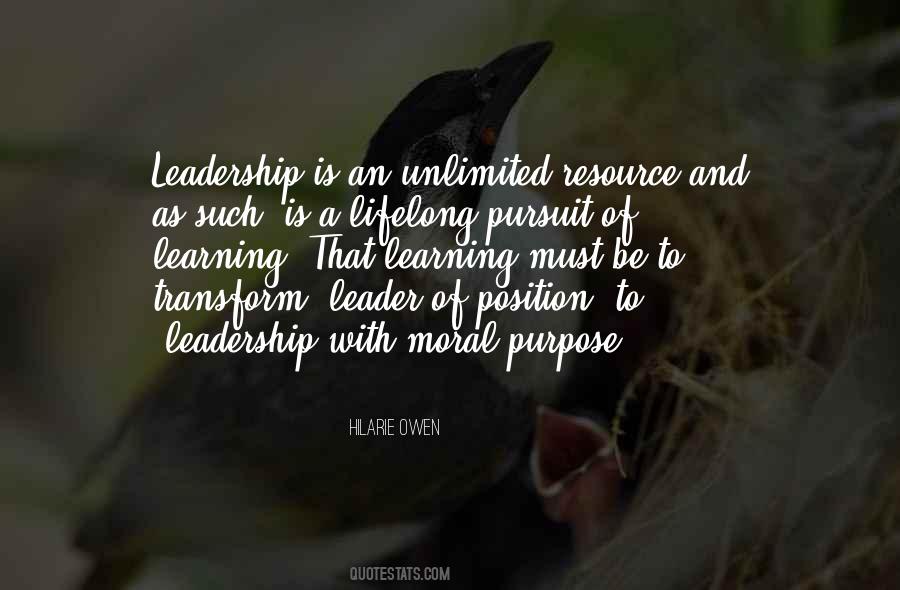 Quotes About Learning And Leadership #1113623