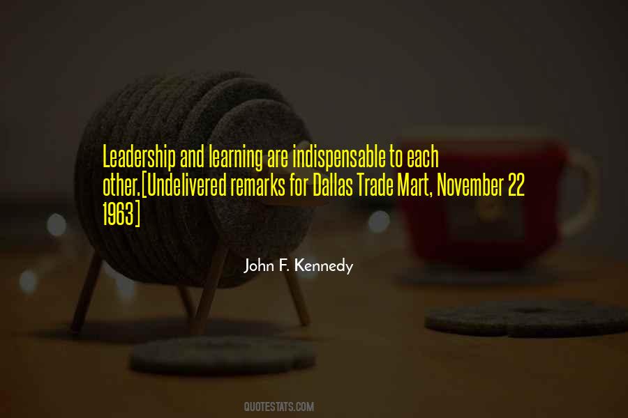 Quotes About Learning And Leadership #77226