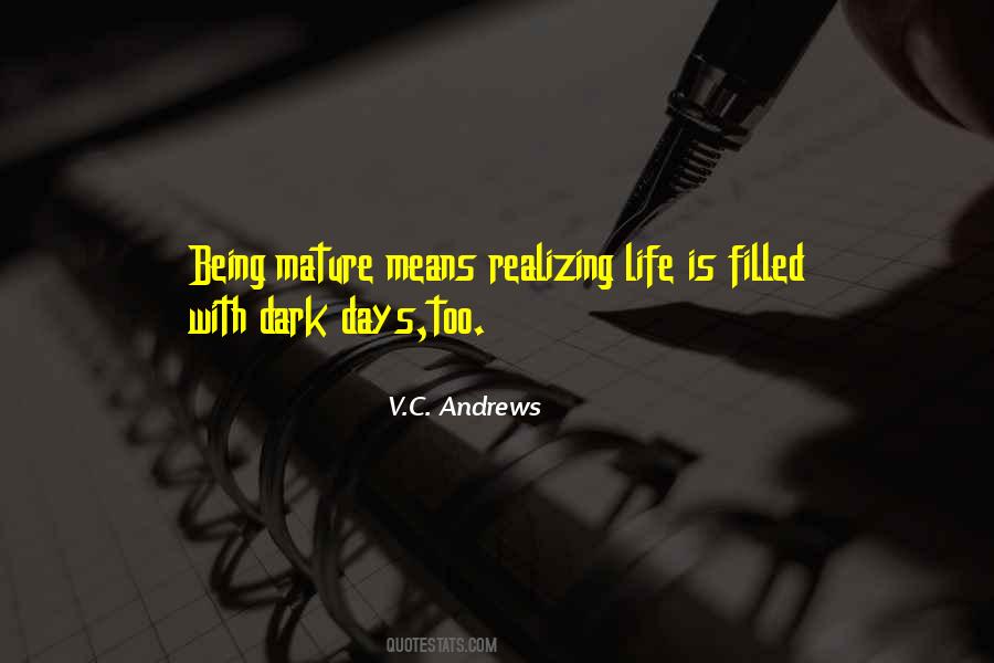 Quotes About Dark Days #1542395