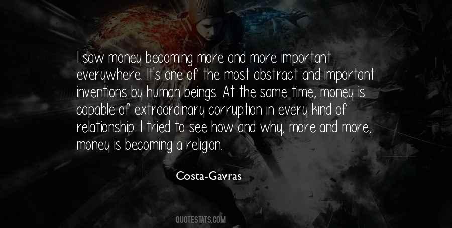 Quotes About Money Corruption #176295