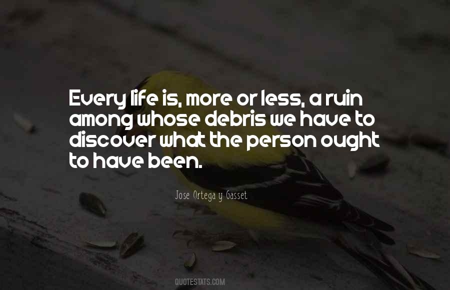 Life Ruin Quotes #664734