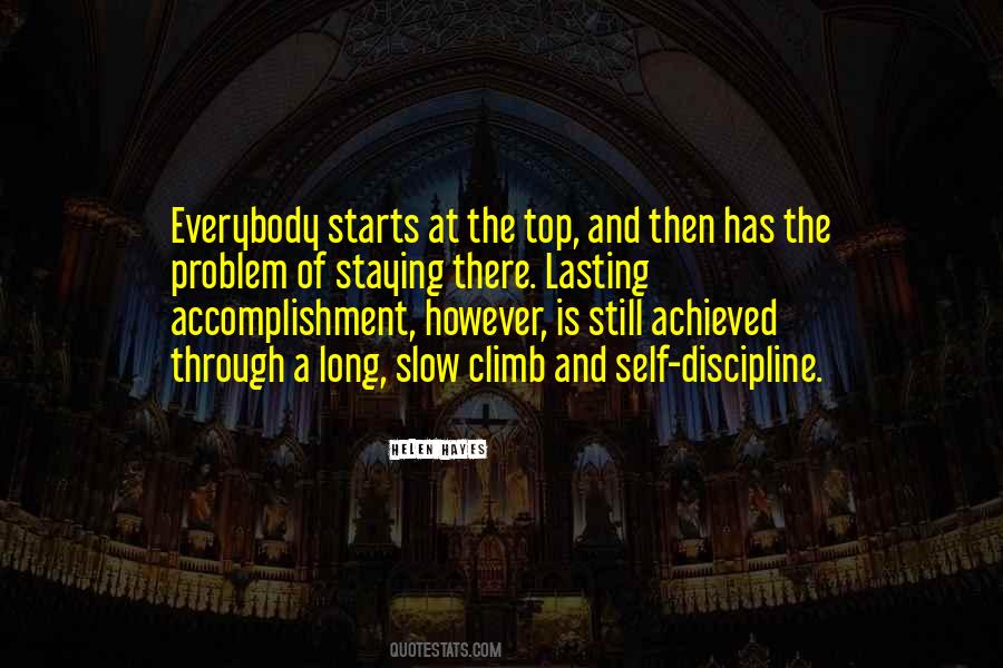 Self Accomplishment Quotes #505156