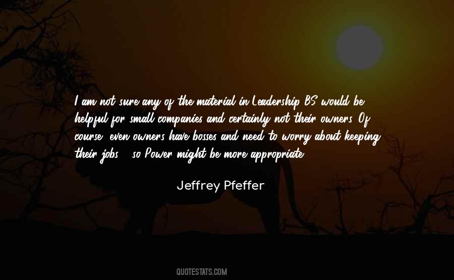Quotes About Pfeffer #1084786