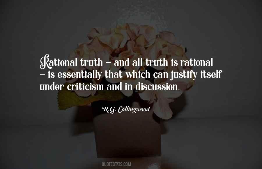 Truth Criticism Quotes #1492477