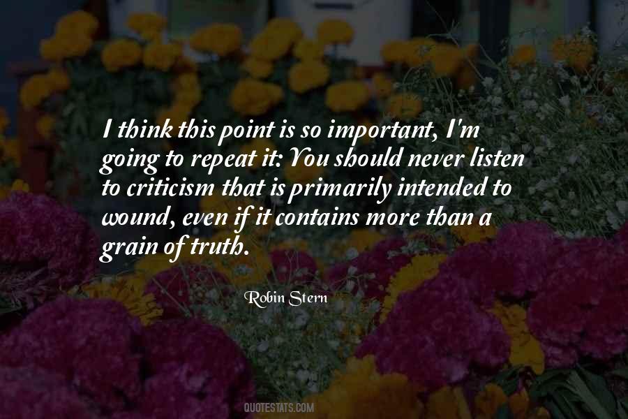 Truth Criticism Quotes #224369
