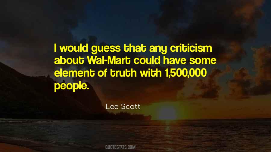 Truth Criticism Quotes #660162