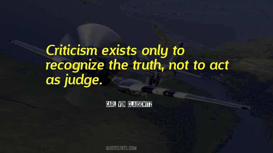 Truth Criticism Quotes #923918