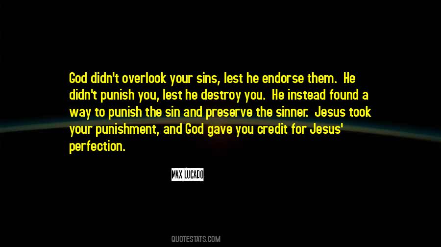 Quotes About Punishment For Sins #635465