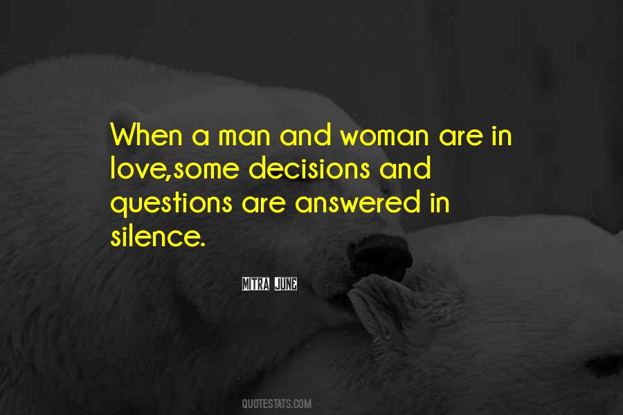 Quotes About Silence And Love #302597