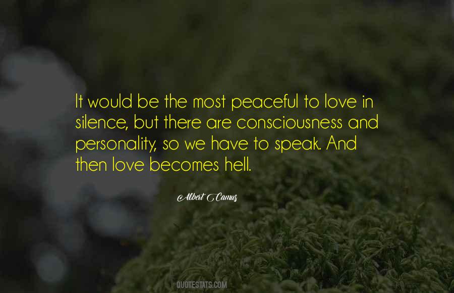 Quotes About Silence And Love #516335