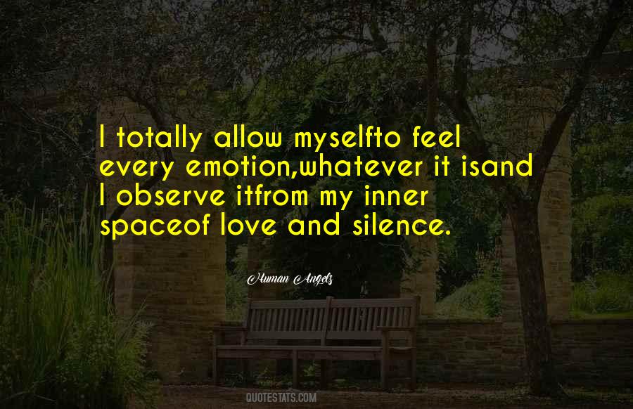 Quotes About Silence And Love #721749