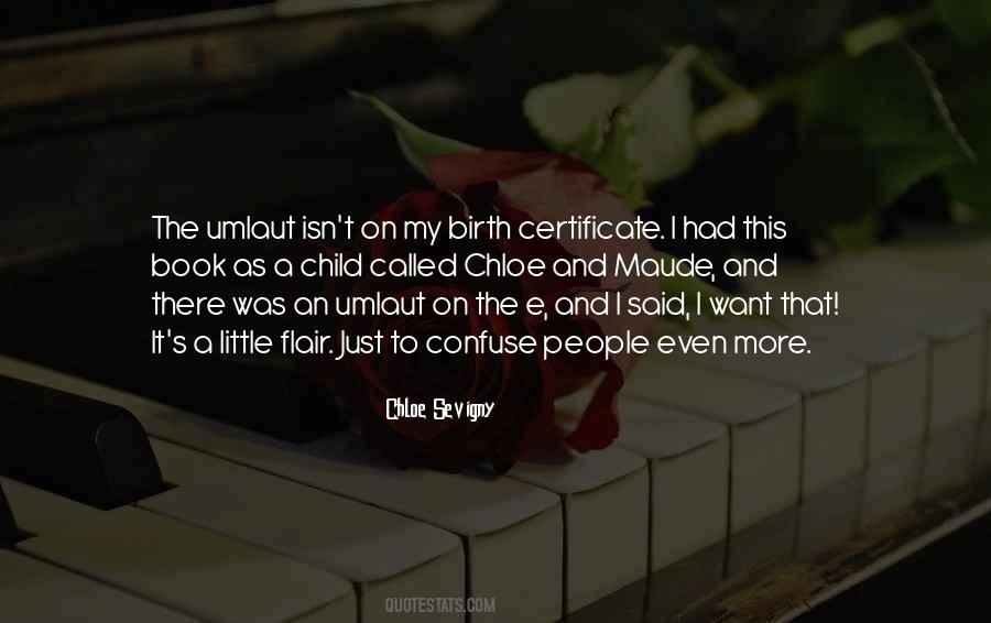 Quotes About Birth Certificate #1786840