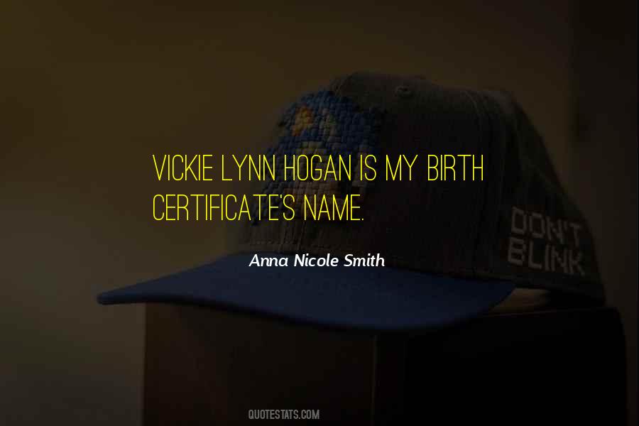 Quotes About Birth Certificate #253225